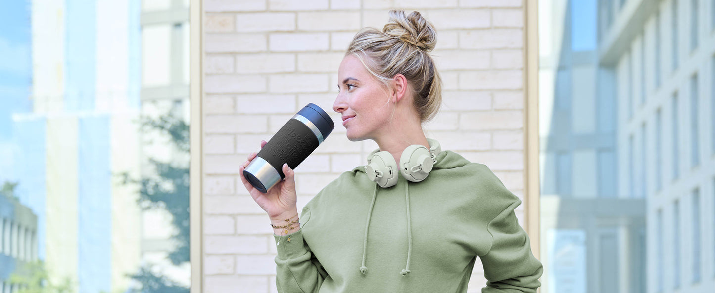 Tefal Travel Mug Classic N2020210 thermos 360 ml Noir, Acier inoxydable Acier inoxydable