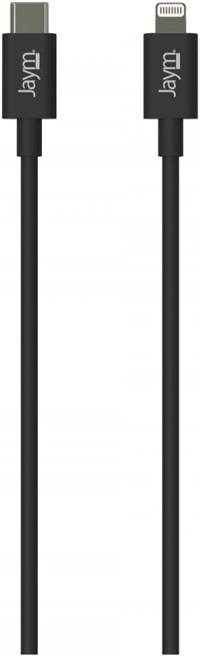 JAYM Câble USB C 1M - Charge Rapide [Certifié MFi] pour iPhone 14/13/13PRO/12/12 Pro Max/12 Mini/11/11PRO/XS/XR/X/8/8Plus/iPad