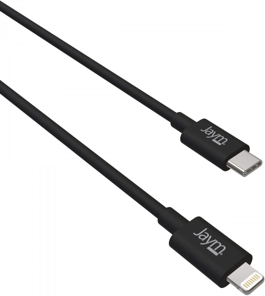 JAYM Câble USB C 1M - Charge Rapide [Certifié MFi] pour iPhone 14/13/13PRO/12/12 Pro Max/12 Mini/11/11PRO/XS/XR/X/8/8Plus/iPad