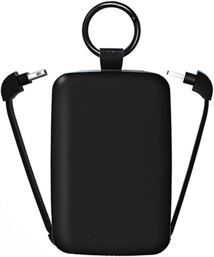 JAYM Batterie de Secours avec Lampe et Porte clé 4000 mAh