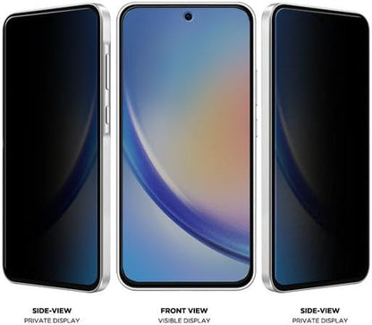 EIGER Mountain Glass - Verre Trempe Premium 2.5d Privacy pour Samsung Galaxy A36 / A56 / S24 Fe