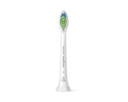 Philips W2 Optimal White HX6064/10 Lot de 4 + blanc + têtes de brosse soniques