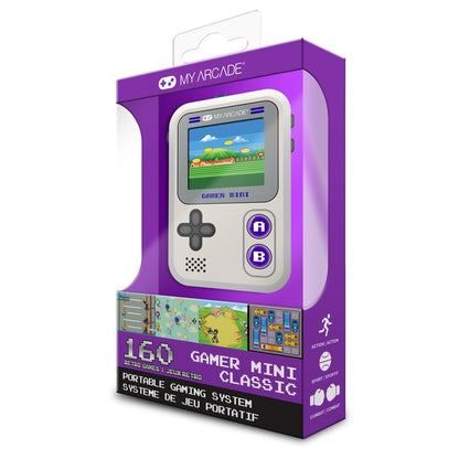 My arcade - GAMER MINI CLASSIC 160 EN 1 GRIS ET VIOLET