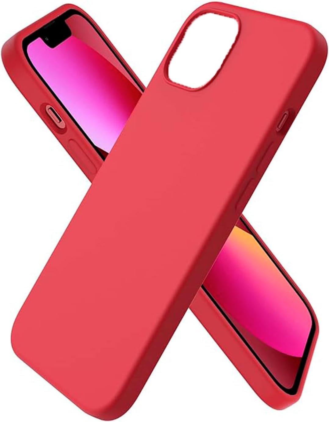 JAYM - Coque Silicone Rouge pour [ Samsung Galaxy S25 Edge ] - 100% Silicone et Microfibre - Renforcée et Ultra Doux