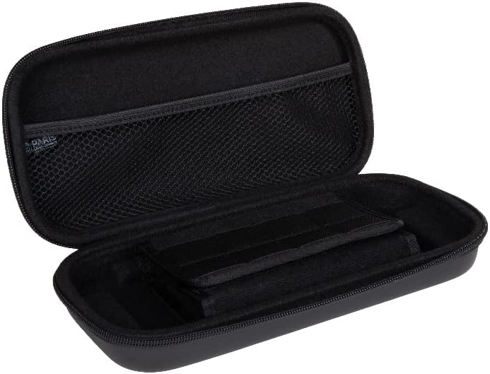 Konix PSG Housse de Protection et Transport pour Consoles Nintendo Switch, Switch Lite et Switch OLED - Rangement 8 Jeux - Bleu Marine et Rouge