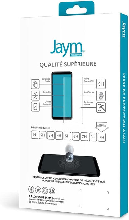 JAYM - Verre de Protection Premium pour [Samsung Galaxy A15] - Plat 2.5D - Renforcé 9H Ultra Résistant - Qualité supérieure Asahi