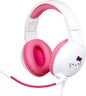 Konix PSG Casque Gaming Filaire pour PC, PS4, PS5, Switch, Xbox One et Series X|S - Microphone 45° - Câble 1,5 m - Prise Jack 3,5 mm - Blanc et Bleu