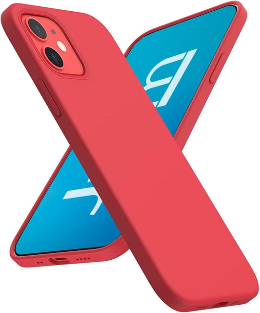 JAYM - Coque Silicone Rouge pour [ Samsung Galaxy S25 ] - 100% Silicone et Microfibre - Renforcée et Ultra Doux