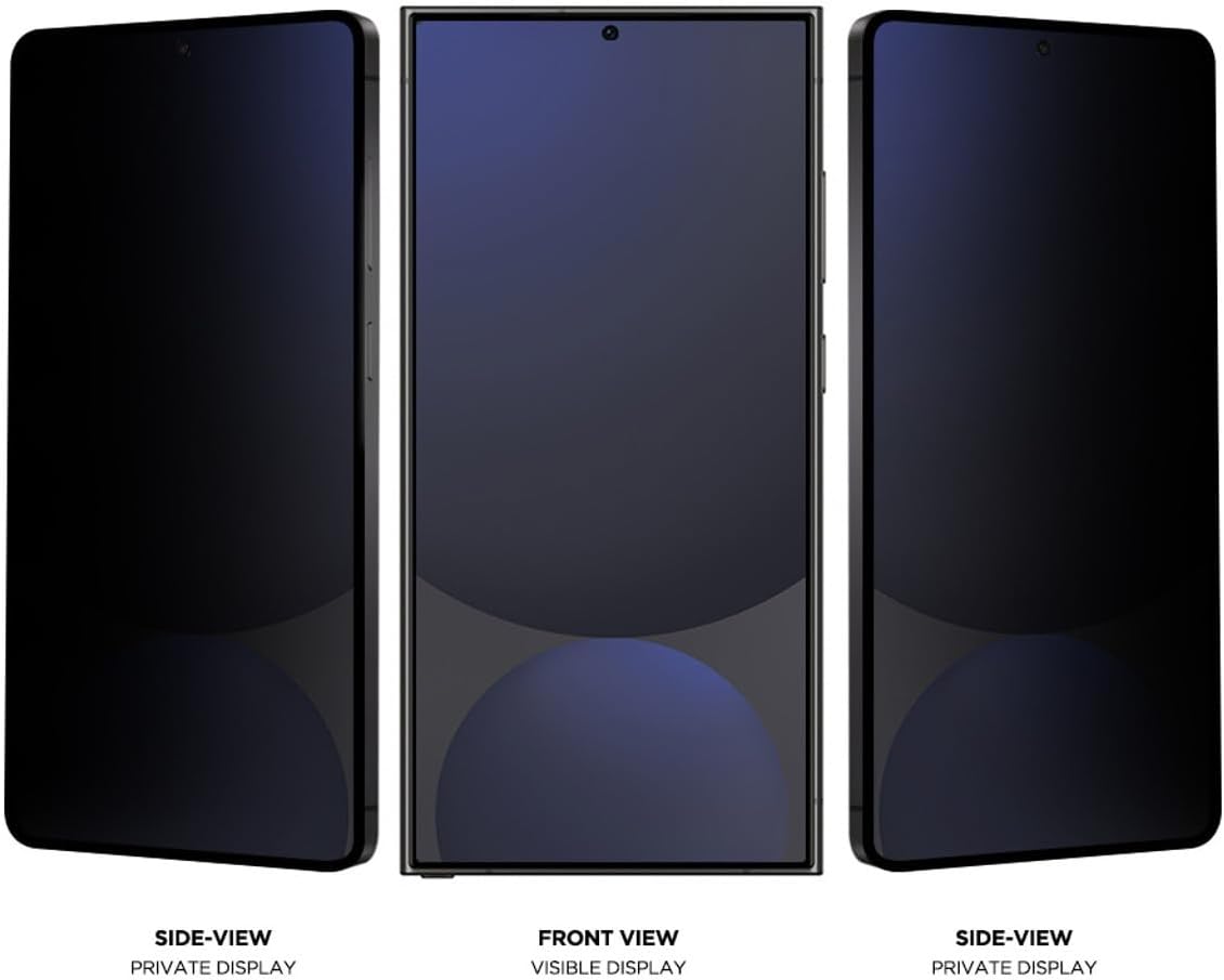 EIGER Mountain Glass - Verre Trempe Premium 2.5d Privacy pour Samsung Galaxy S25 Ultra