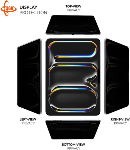 EIGER Mountain Glass - Verre Trempe Premium Asahi 2.5d Privacy 360° pour Apple Ipad Air 13 (2024)