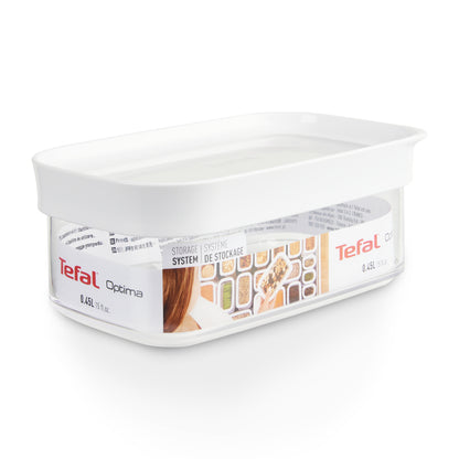 Tefal Optima N1140910 boîte hermétique alimentaire Autres 0,45 L Transparent, Blanc 1 pièce(s)