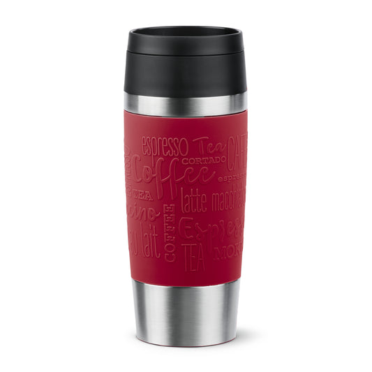 Tefal Travel Mug Classic N2020410 thermos 360 ml Noir, Rouge, Acier inoxydable Acier inoxydable