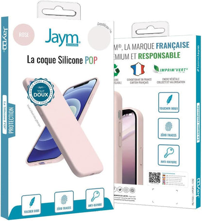JAYM - Coque Silicone Rose pour [ Galaxy A56 5G ] - 100% Silicone et Microfibre - Renforcée et Ultra Doux