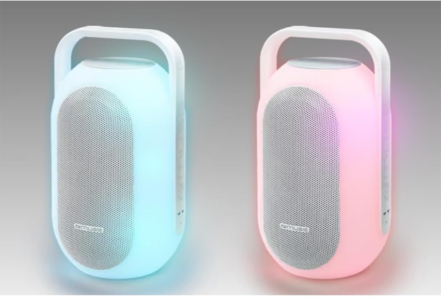 Pickering Enceinte Autonome 60W Lumières Couleurs intégrées, Bluetooth - 5 Sons de la Nature - Anti-éclaboussures IPX4 - Mains Libres