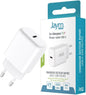 JAYM Chargeur iPhone/MacBook/iPad Pro/Samsung/Google/Android - Chargeur Rapide 20W - Chargeur USB-C - Chargeur Blanc