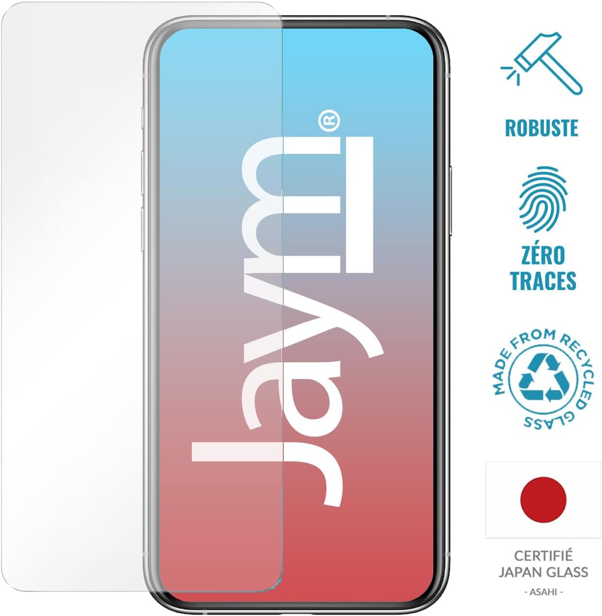 JAYM - Verre de Protection Premium pour [Samsung Galaxy A15] - Plat 2.5D - Renforcé 9H Ultra Résistant - Qualité supérieure Asahi