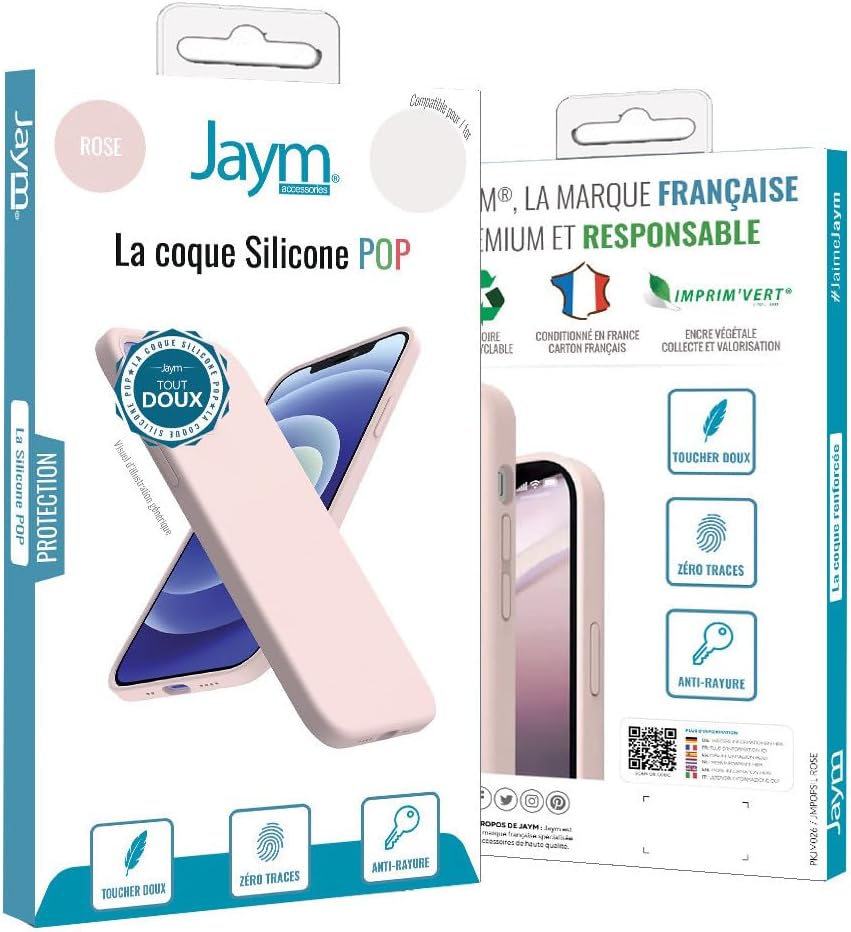 JAYM - Coque Silicone Rose pour [ Samsung Galaxy A36 ] - 100% Silicone et Microfibre - Renforcée et Ultra Doux