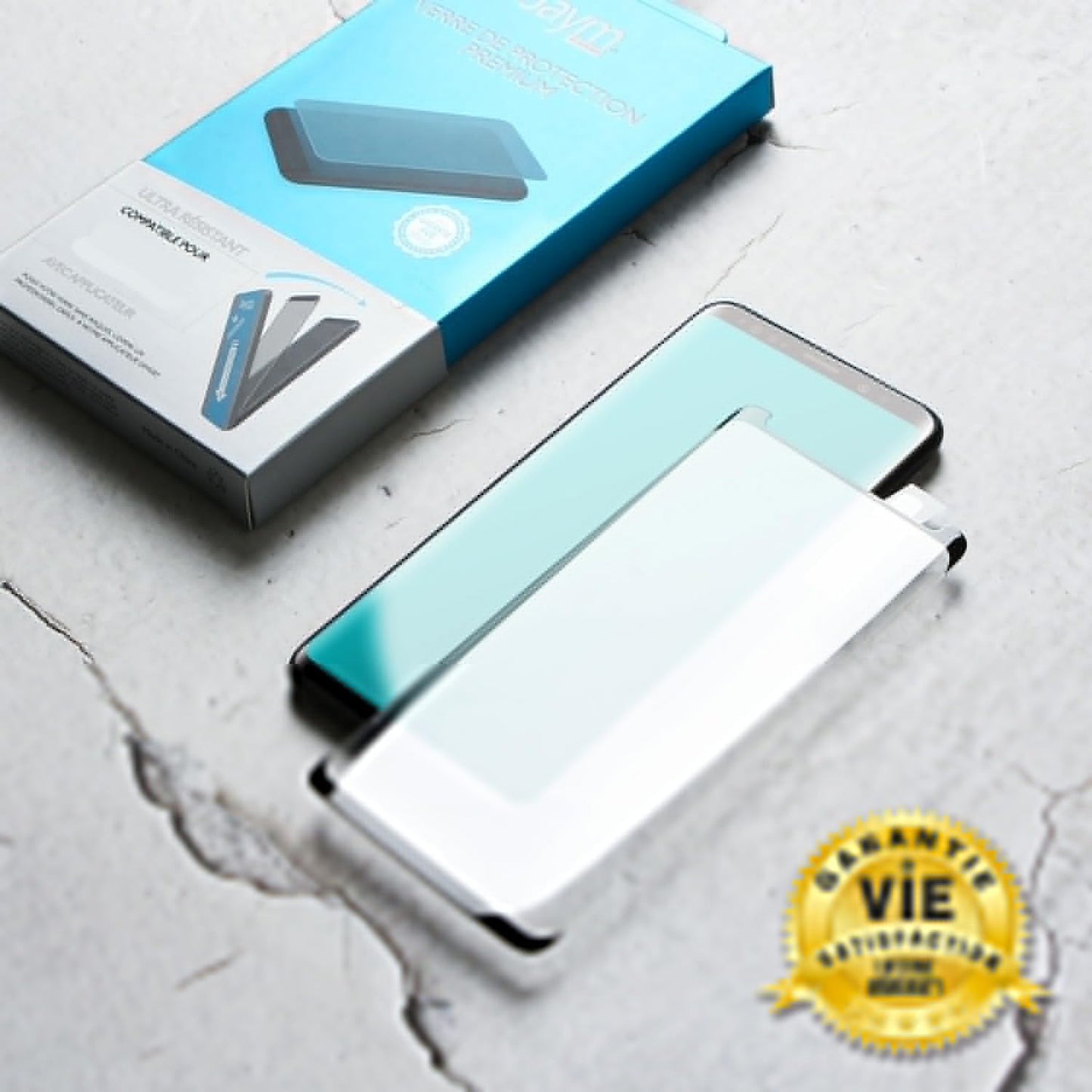 JAYM - Verre de Protection Premium pour Samsung Galaxy S21 - Incurvé 3D avec Contour Noir - Garanti à Vie Renforcé 9H Ultra Résistant Compatible Fonction Sonic Sensor - Applicateur sur Mesure Inclus