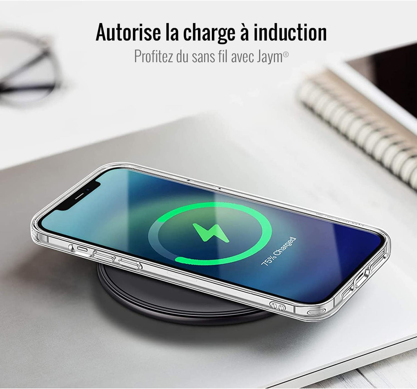 JAYM - Coque Souple Transparente Compatible avec [ iPhone 16e ] - Souple et résistante - Traitement Anti-jaunissement - Anti-Bulles