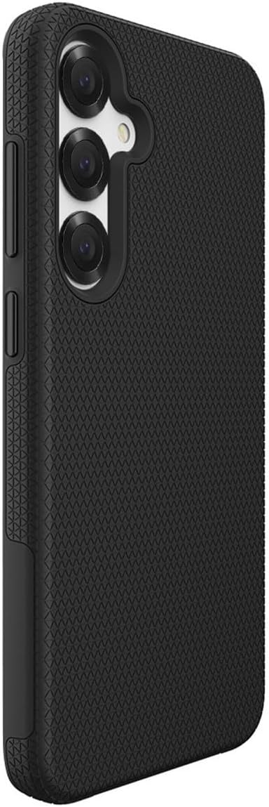 EIGER - Coque Rigide Noire Ultra-renforcée Polycarbonate *Drop-Test 4 Metres* pour Samsung Galaxy S24 Plus / S25 Plus