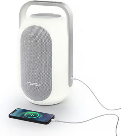 Pickering Enceinte Autonome 60W Lumières Couleurs intégrées, Bluetooth - 5 Sons de la Nature - Anti-éclaboussures IPX4 - Mains Libres