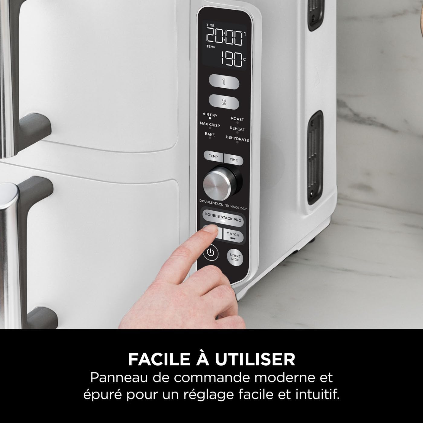 NINJA DOUBLE STACK L FRITEUSE SL400EU WH