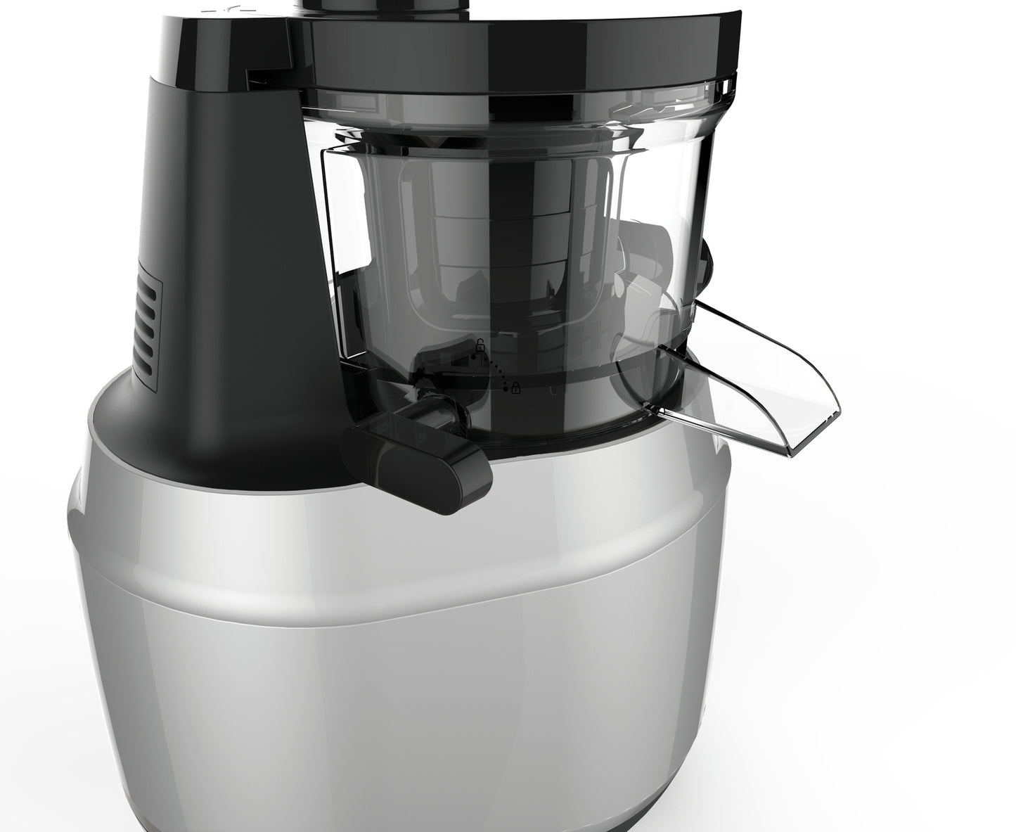 Moulinex ZU420E Centrifugeuse lente 150 W Aluminium, Noir