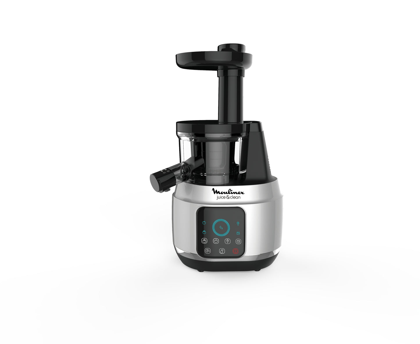 Moulinex ZU420E Centrifugeuse lente 150 W Aluminium, Noir