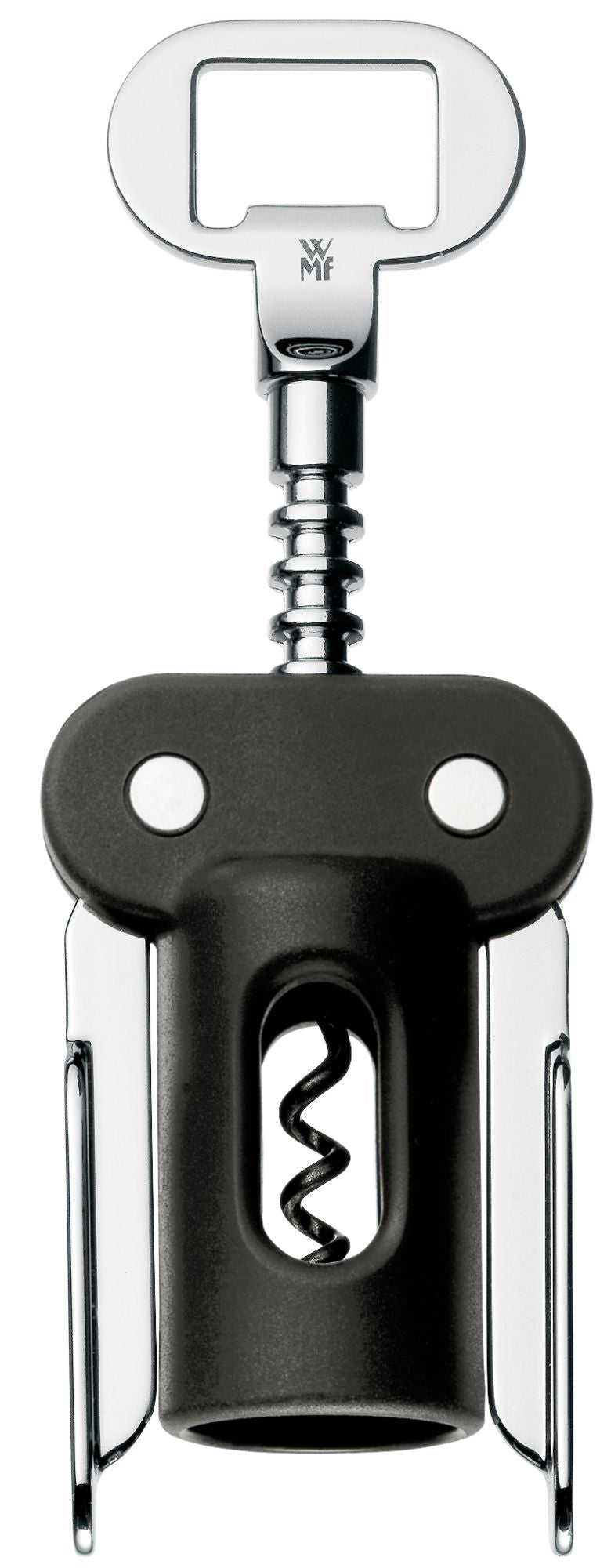 WMF 4000530592224 tire-bouchon Tire-bouchon à ailettes Noir, Acier inoxydable