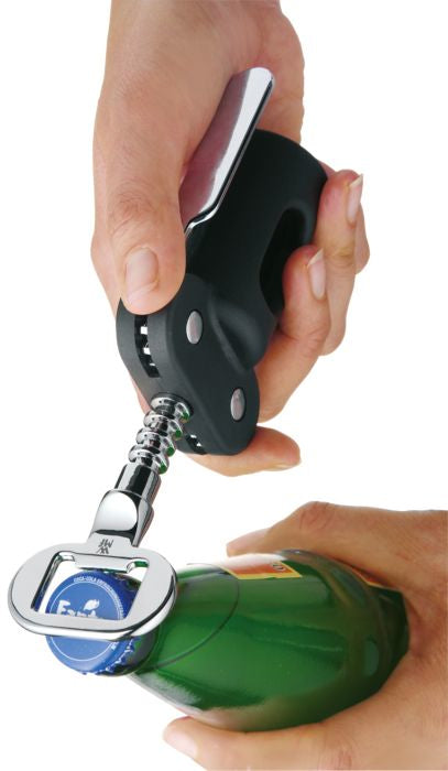 WMF 4000530592224 tire-bouchon Tire-bouchon à ailettes Noir, Acier inoxydable