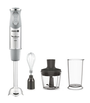 Moulinex Quickchef 0,8 L Mélangeur par immersion 1000 W Gris, Acier inoxydable