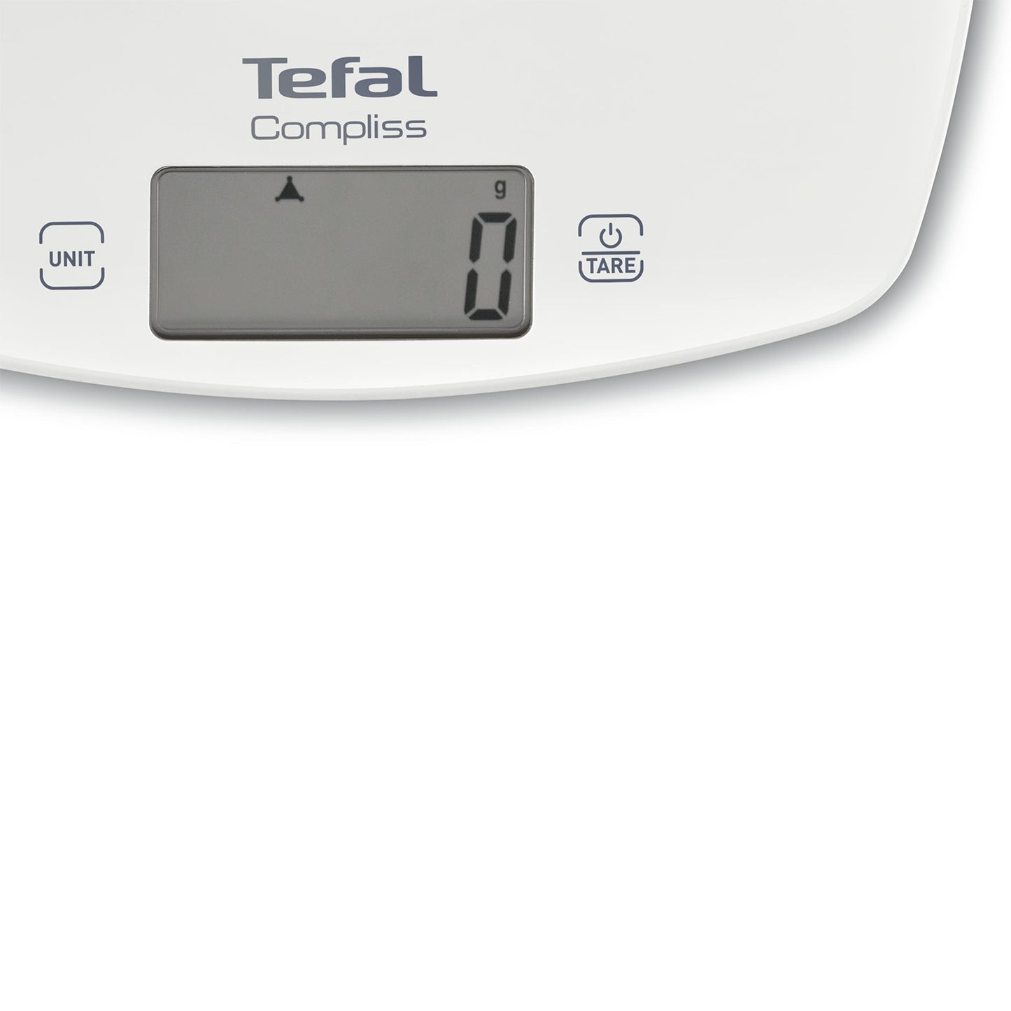 Tefal Compliss Blanc Comptoir Carré Balance de ménage électronique