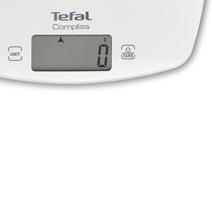 Tefal Compliss Blanc Comptoir Carré Balance de ménage électronique