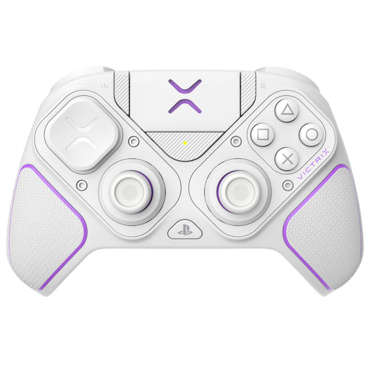 PDP 052-002-WH accessoire de jeux vidéo Violet, Blanc RF/USB Manette de jeu Analogique/Numérique PC, PlayStation 4, PlayStation 5