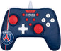 Konix PSG Manette filaire pour Nintendo Switch, Switch OLED et PC - Fonction vibration - Câble 3 m - Bleu, blanc et rouge