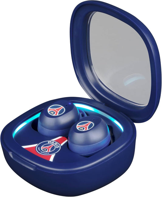 Konix PSG Écouteurs sans Fil pour Smartphones et tablettes - Autonomie 8 h + 15 h boitier - Résistance à l'eau IPX4 - Connexion Bluetooth - Bleu