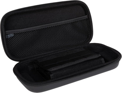 Konix PSG Housse de Protection et Transport pour Consoles Nintendo Switch, Switch Lite et Switch OLED - Rangement 8 Jeux - Bleu Marine et Rouge