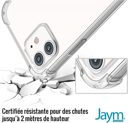 JAYM Coque iPhone 16e - Coque renforcée - Coque résistante - Coque Anti-Chute 2m - Coque Protection Transparente - Coque Apple iPhone