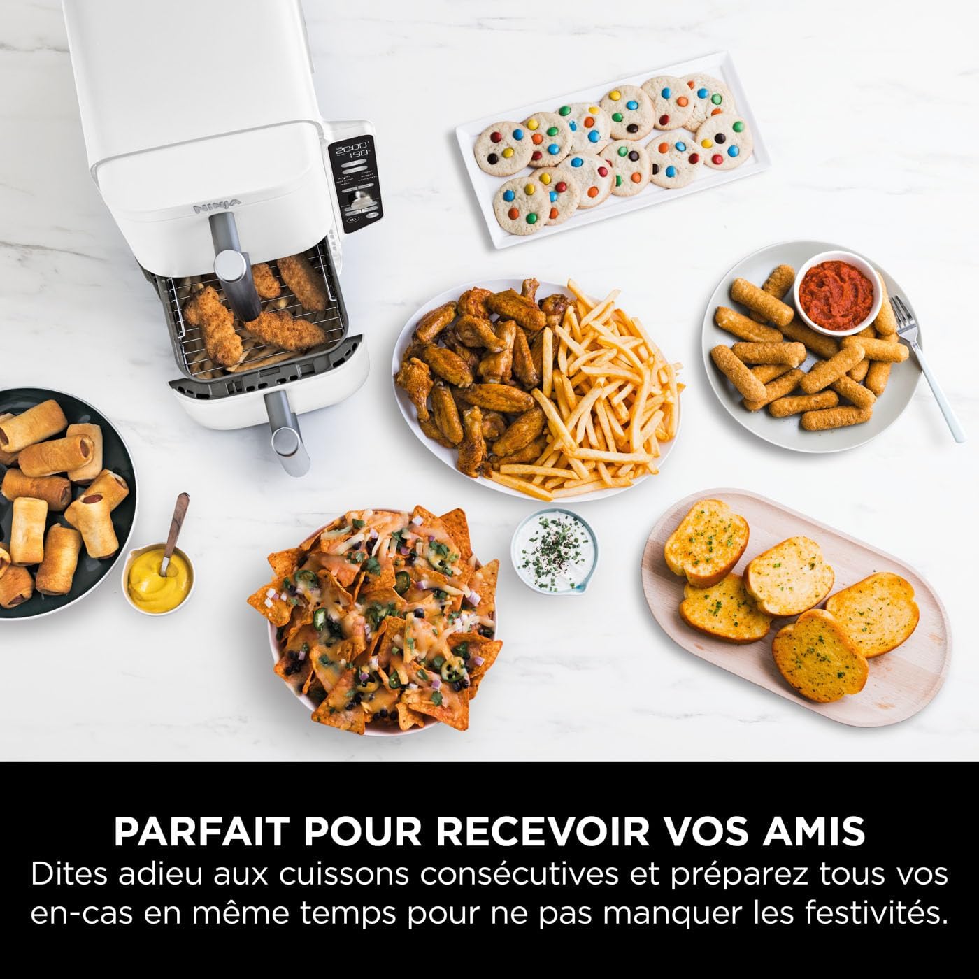 NINJA DOUBLE STACK L FRITEUSE SL400EU WH