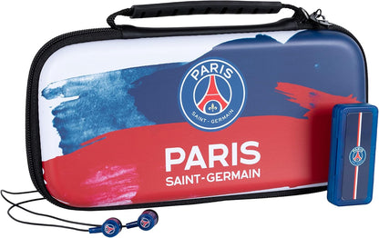 Konix PSG Pack d'accessoires Gaming Starter Kit Nintendo Switch, Switch Lite et Switch OLED - Housse - Verre trempé - Boîtier Jeux - Écouteurs