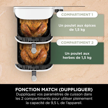 NINJA DOUBLE STACK L FRITEUSE SL400EU WH