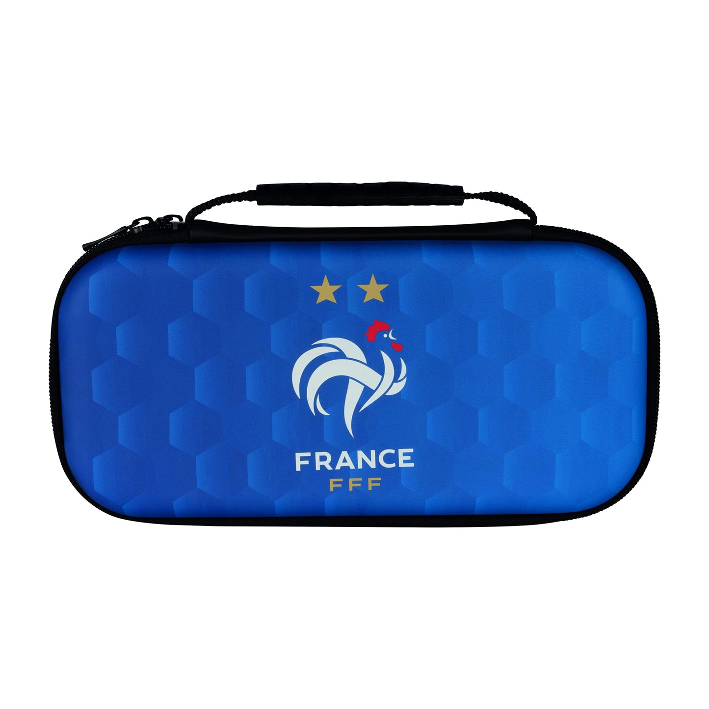 Konix PSG Housse de Protection et Transport pour Consoles Nintendo Switch, Switch Lite et Switch OLED - Rangement 8 Jeux - Bleu Marine et Rouge
