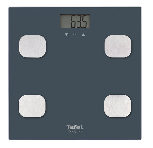 Tefal Body Up BM2520 balance Carré Bleu Pèse-personne électronique