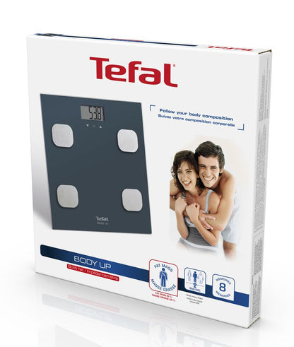 Tefal Body Up BM2520 balance Carré Bleu Pèse-personne électronique