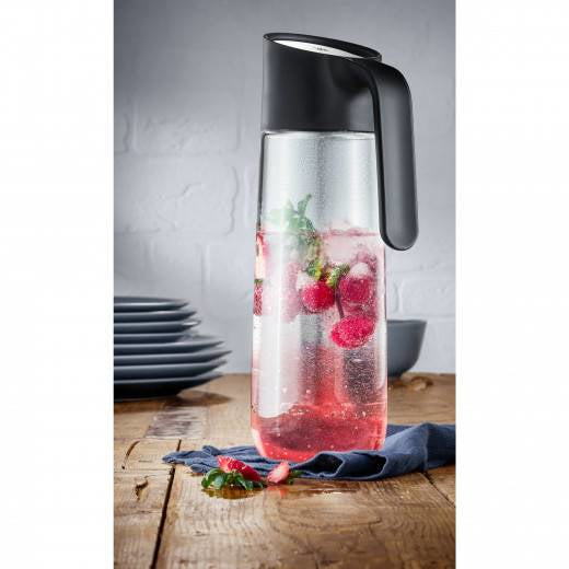 WMF Nuro Carafe à décanter 1 L Noir, Transparent