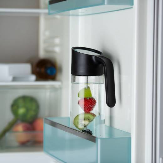 WMF Nuro Carafe à décanter 1 L Noir, Transparent