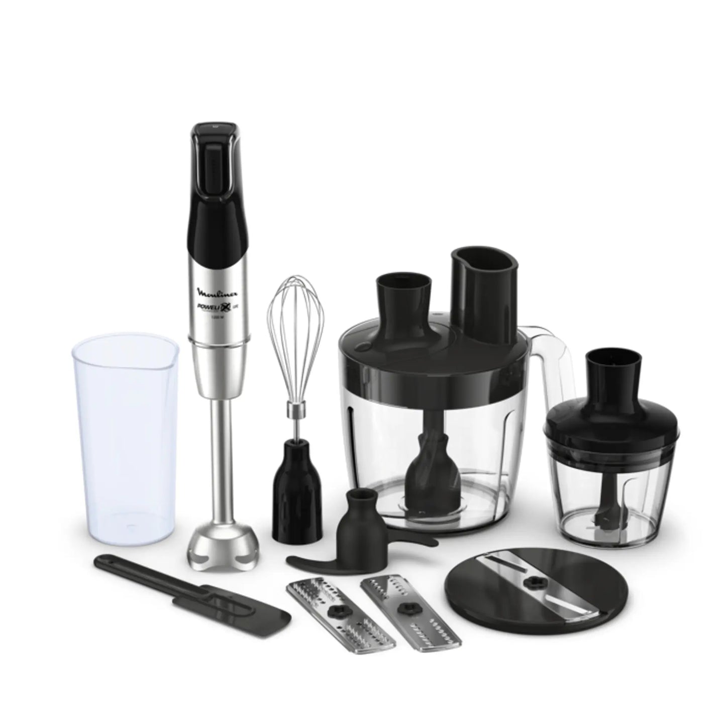 Moulinex INFINYFORCE PRO DD95JD 0,8 L Mélangeur par immersion 1200 W Noir, Acier inoxydable