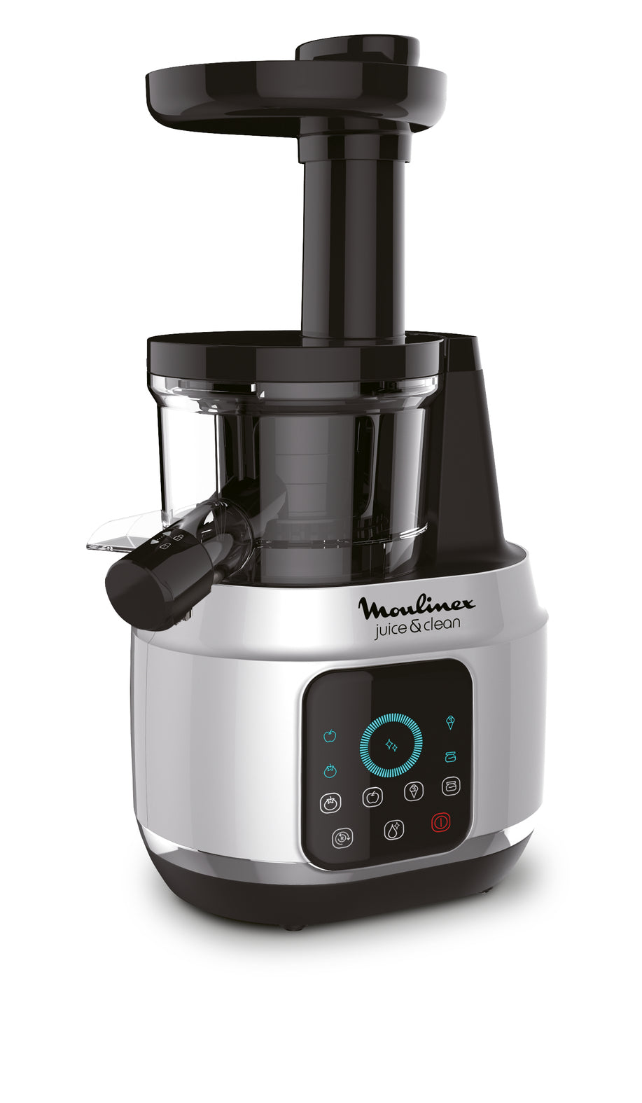 Moulinex ZU420E Centrifugeuse lente 150 W Aluminium, Noir