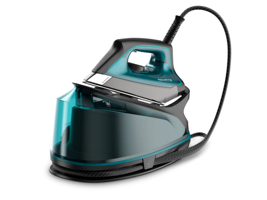Rowenta DG7623 2200 W 1,1 L Semelle Laser HD Microsteam 400 Noir, Bleu