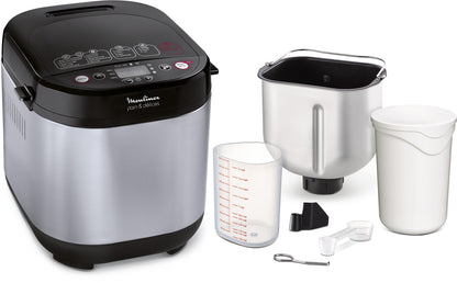 Moulinex OW240E machine à pain 720 W Noir, Acier inoxydable